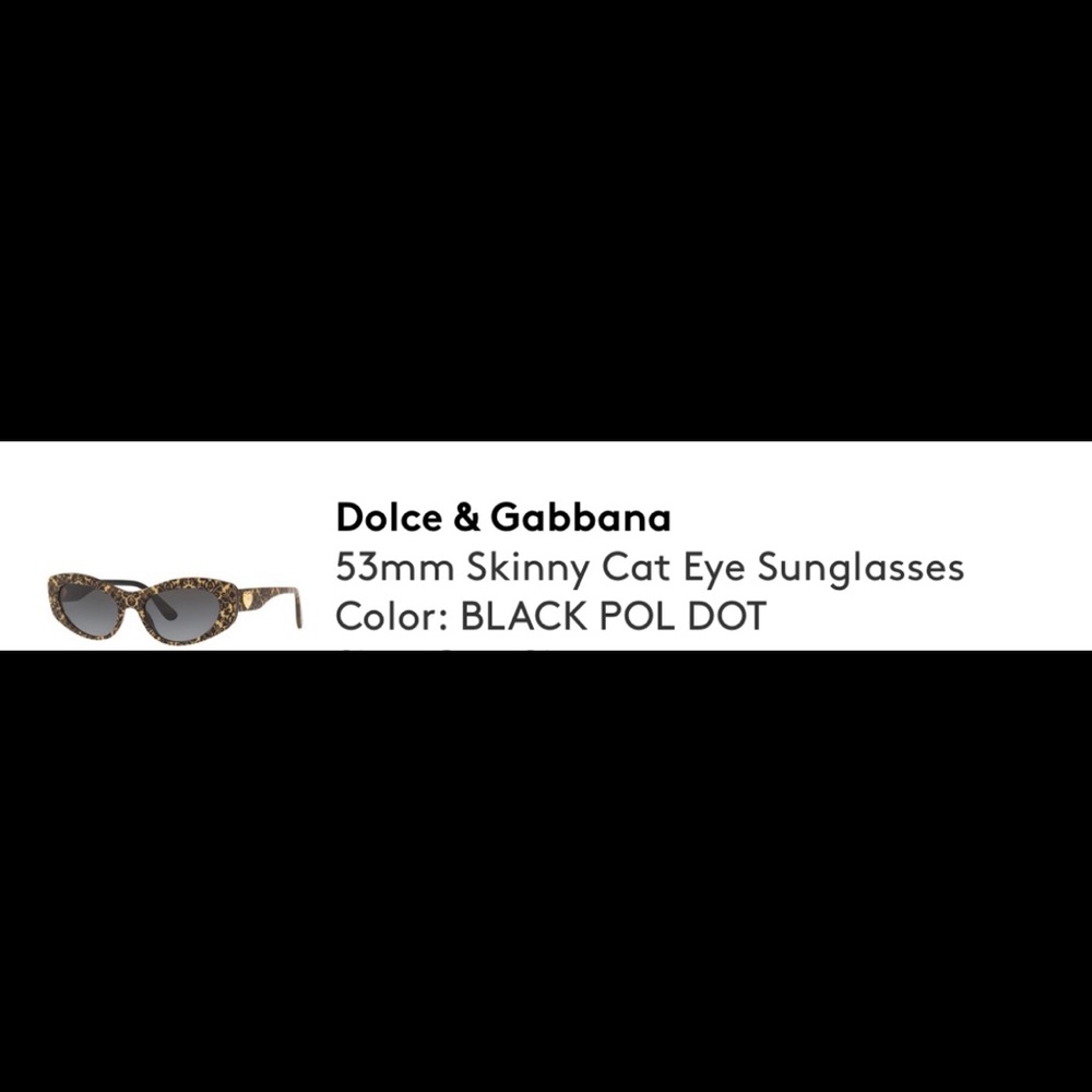 Dolce & Gabbana 53mm Cat eye sunglasses - Picture 16 of 16